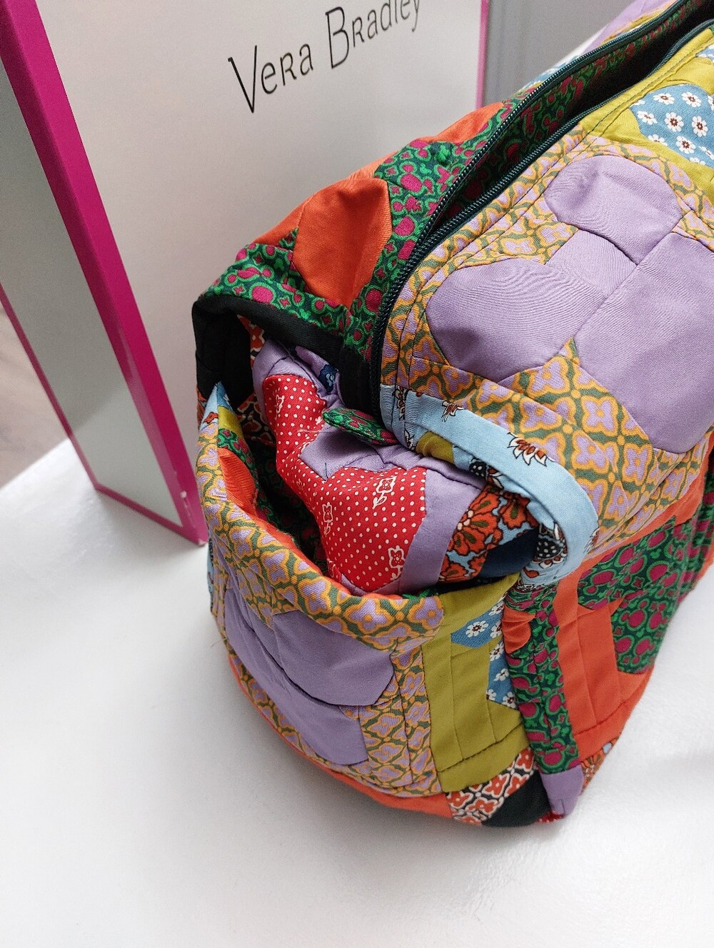Vera Bradley Disney Patchwork Small Original Duffel NWT - Picture 2 of 5